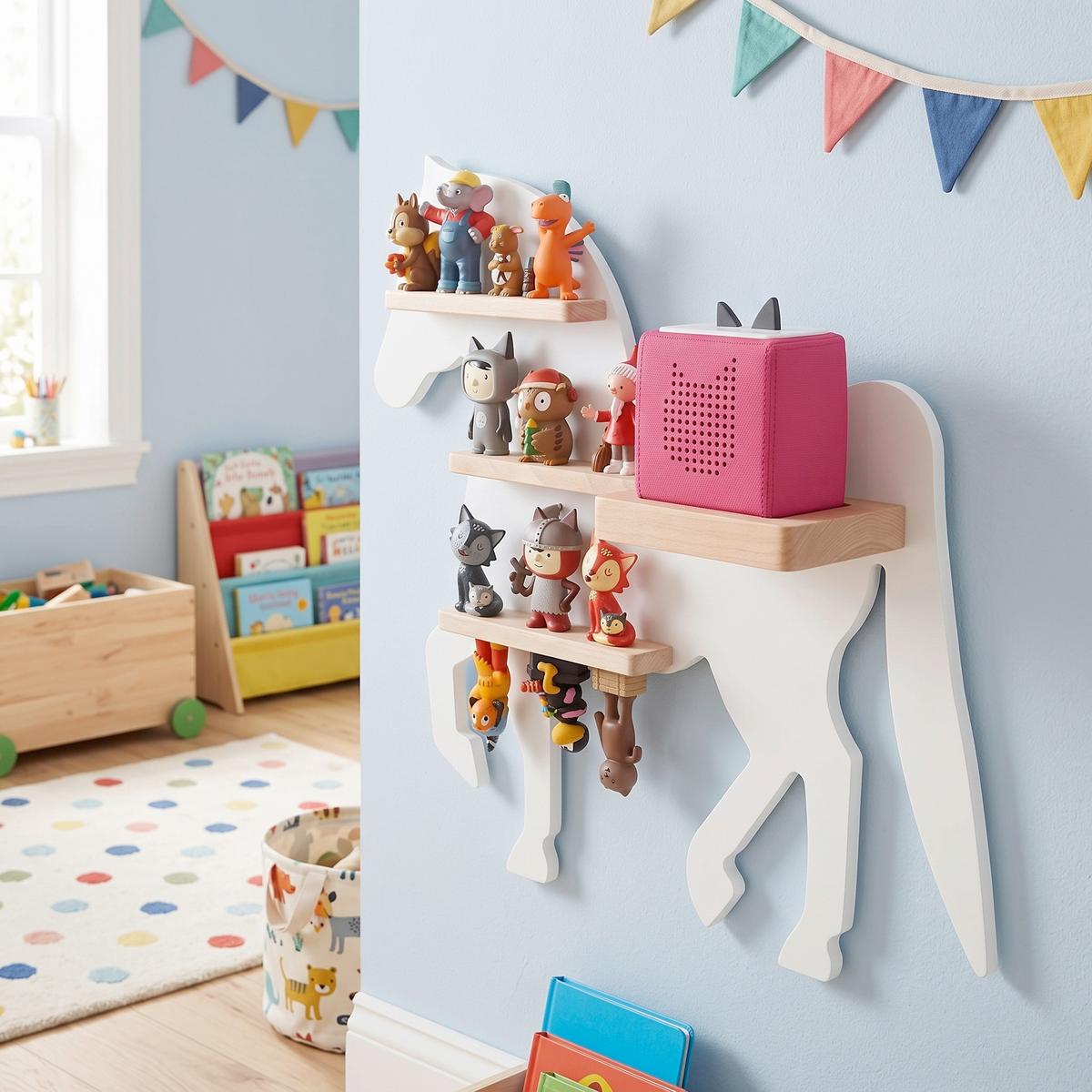 Kinderregal Boarti Weiß B: 46 cm - Weiß, MODERN, Holzwerkstoff (46/43/19cm) - Livetastic