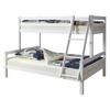 Etagenbett Maxim Weiß Buche Massiv 140 Cm Mit Leiter - Weiß, MODERN, Holz (140/200cm) - MID.YOU