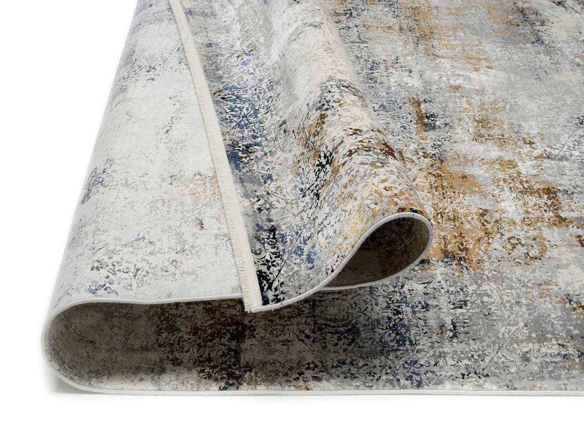 Webteppich Le Mans 04 Grau/Schwarz 67x130 cm - Schwarz/Grau, Design, Textil (67/130cm) - Dieter Knoll