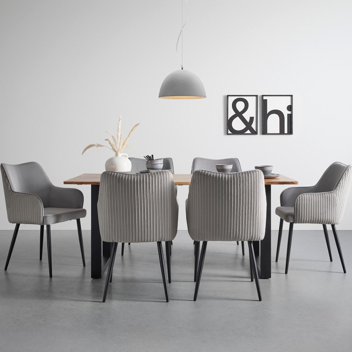 Jídelní stůl z akácie Malmo 180x90cm - černá/barvy akácie, Moderní, kov/dřevo (180/90/76cm) - Bessagi Home