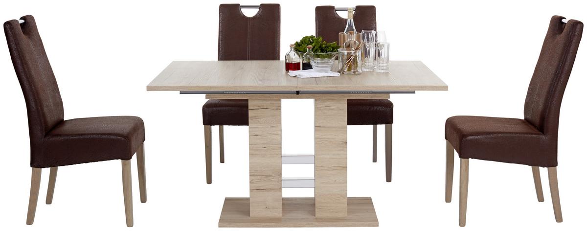 Kihúzható Asztal Helena 140 Az *top Ár* - tölgyfa, Konventionell, faalapú anyag (140-220/76/90cm) - Best Price
