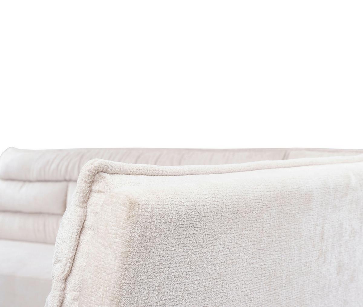 Eckbank YURi Beige, Schenkel: 176x214 cm - Beige/Schwarz, LIFESTYLE, Textil/Metall (176-214/68/88cm) - Livetastic