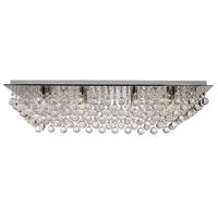 Deckenleuchte Hanna 8lt 6728-8cc - Chromfarben, Design, Glas/Metall (83/34/20cm)