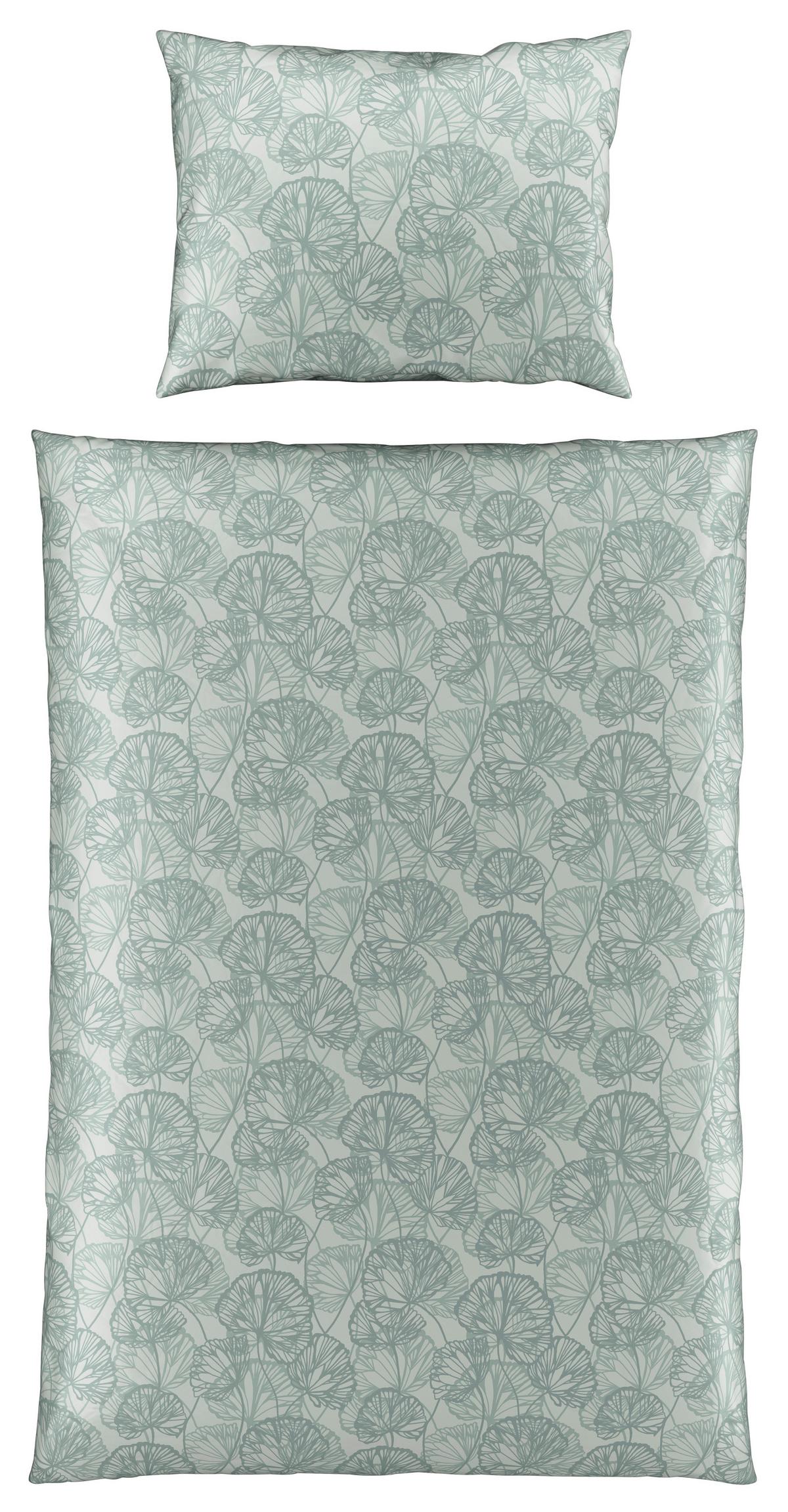 Povlečení Ethens, 70/90 140/200cm - zelená, textil (140/200cm) - Modern Living