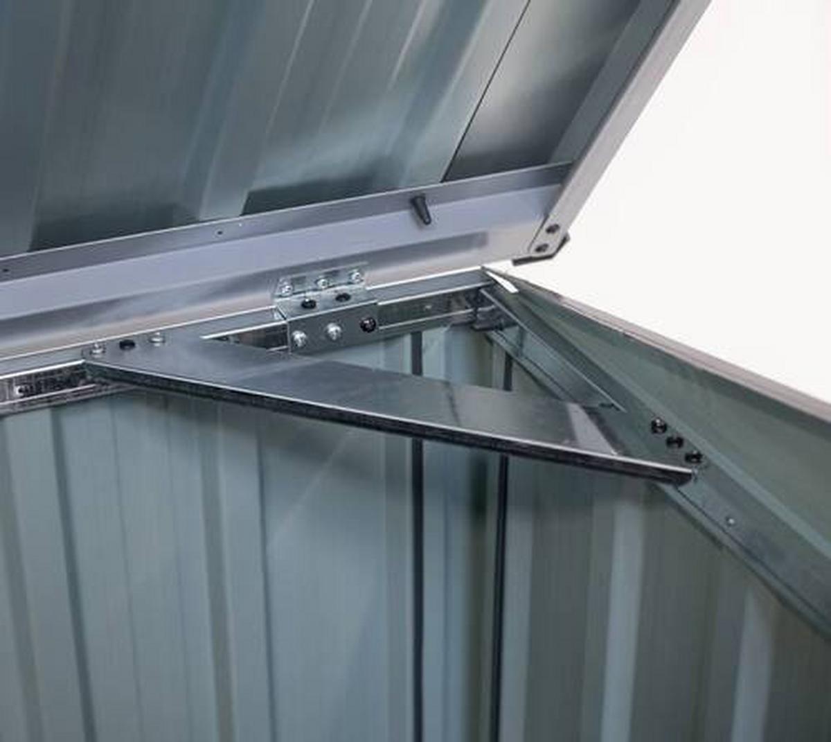 Mülltonnenbox Mülltonnenbox 3x3 - Anthrazit, Basics, Metall (104/134/101cm)