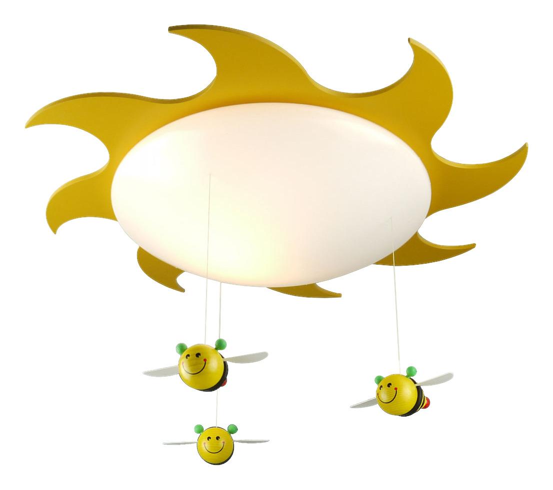 0054480200 - Kinderdeckenleuchte Sumsum Ø 53 cm mit Hängenden Bienen