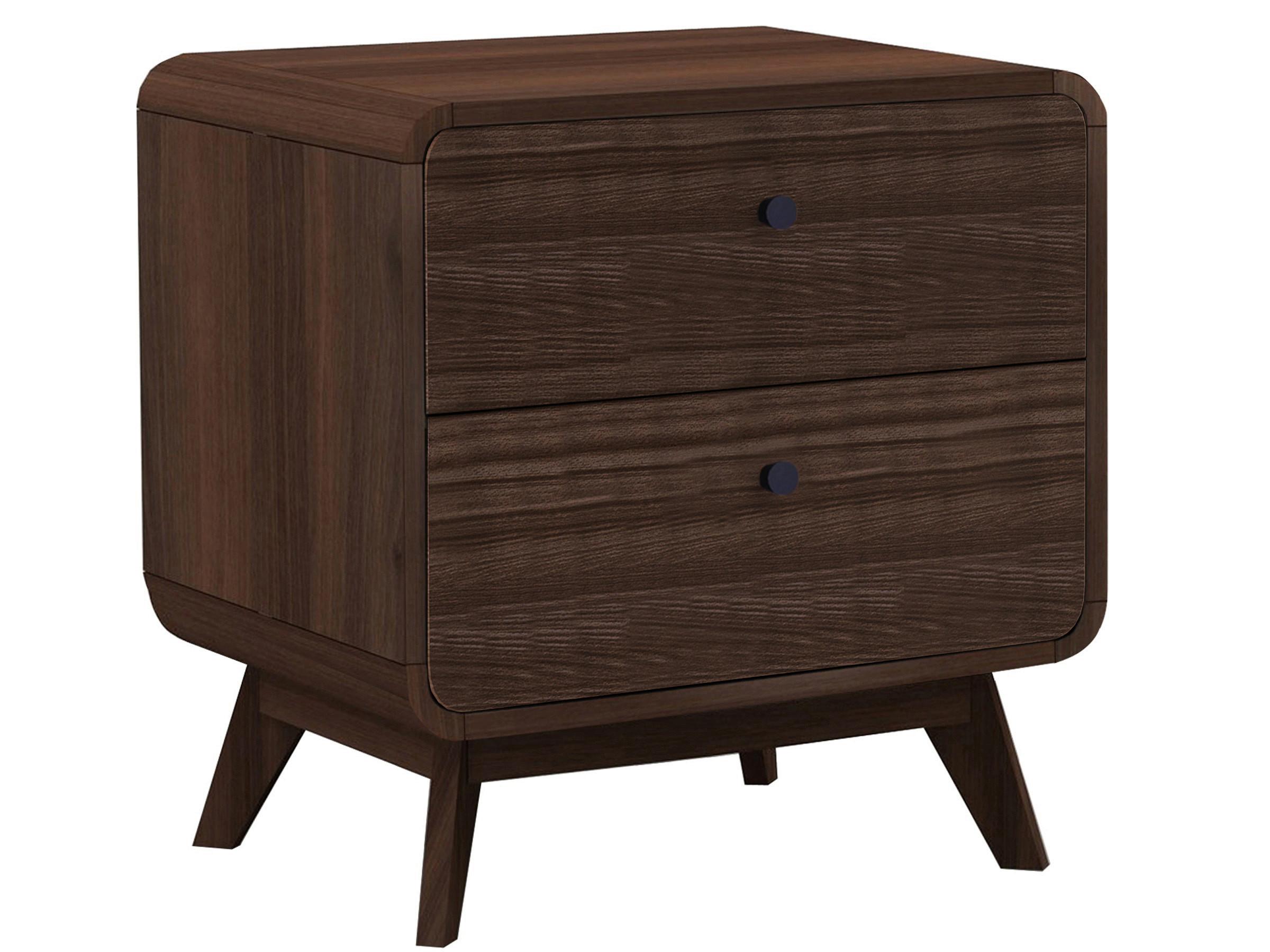 Nachttisch Cassie Walnuss Dekor B: 51 Cm - Walnussfarben, Design, Holz/Holzwerkstoff (51/53/39cm) - MID.YOU