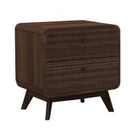 Nachttisch Cassie Walnuss Dekor B: 51 cm - Walnussfarben, Design, Holz/Holzwerkstoff (51/53/39cm) - MID.YOU