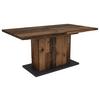 Esstisch Ausziehbar Athen 160- 200x90 Cm Alteiche Dekor - Alteiche/Anthrazit, MODERN, Holzwerkstoff (160/90/75cm) - MID.YOU