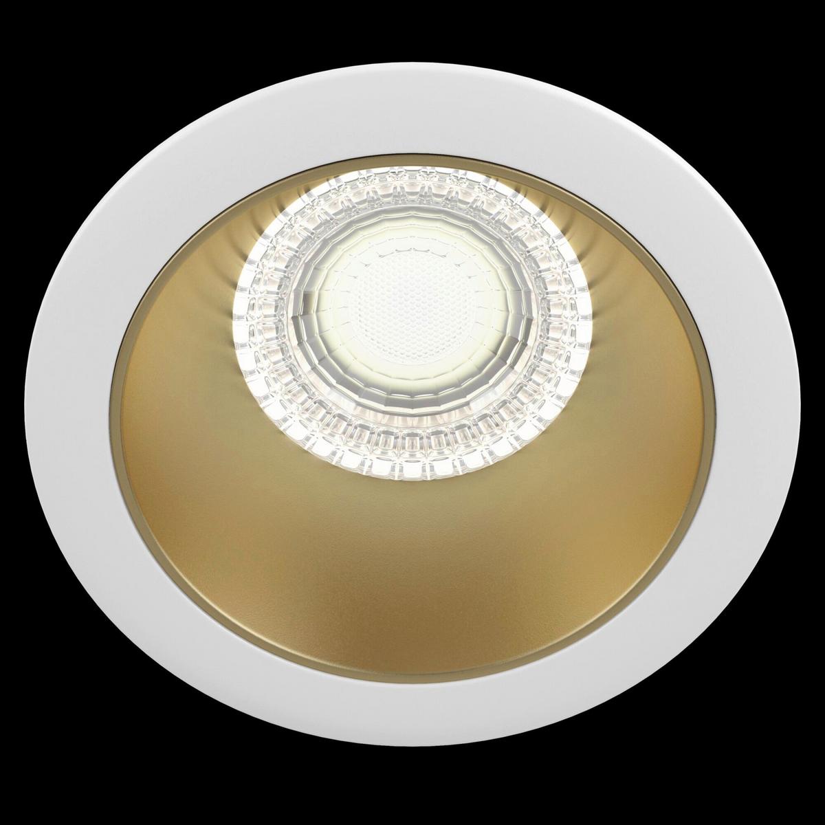 Deckenleuchte Share - Goldfarben/Weiß, Trend, Metall (8.5/8,5/3,7cm) - MAYTONI