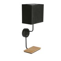 Wandleuchte 21-76854 Keto - Schwarz, KONVENTIONELL, Metall (16/21/48cm)