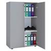 Aktenschrank Lona Grau B: 70 cm - Grau, Basics, Holzwerkstoff (70/110/39cm) - MID.YOU