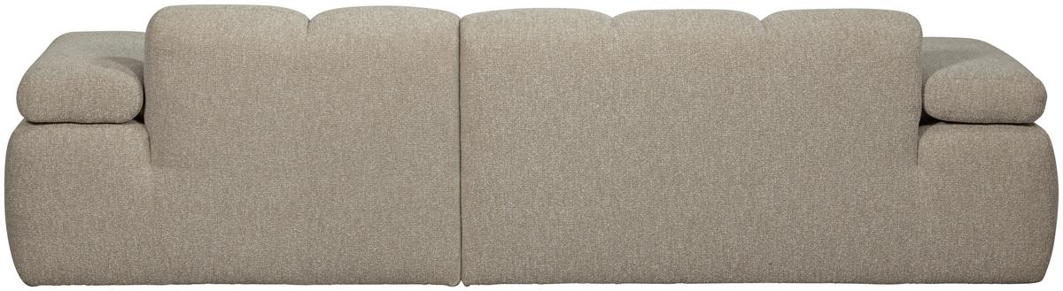 Ecksofa Mojo Beige S: 284x160 Cm - Beige/Schwarz, Design, Textil (284/160cm) - Livetastic