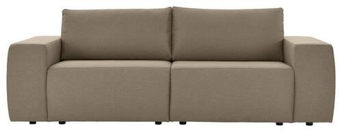 2-sitzer-sofa Looks Ii Schlammfarben - Schlammfarben/Schwarz, Design, Textil (242/87/89cm) - LOOKS by W.Joop