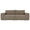 2-sitzer-sofa Looks Ii Schlammfarben - Schlammfarben/Schwarz, Design, Textil (242/87/89cm) - LOOKS by W.Joop