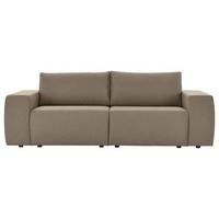 2-sitzer-sofa Looks Ii Schlammfarben - Schlammfarben/Schwarz, Design, Textil (242/87/89cm) - LOOKS by W.Joop