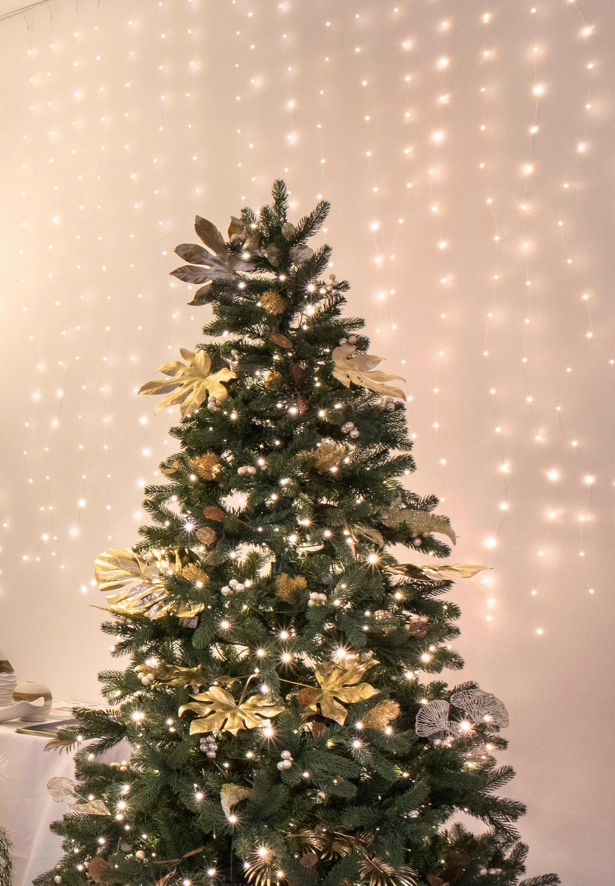 Fényfüggöny Mikró Led-del Kb. 200/200cm - fehér, műanyag/fém (200/200cm) - Best Price