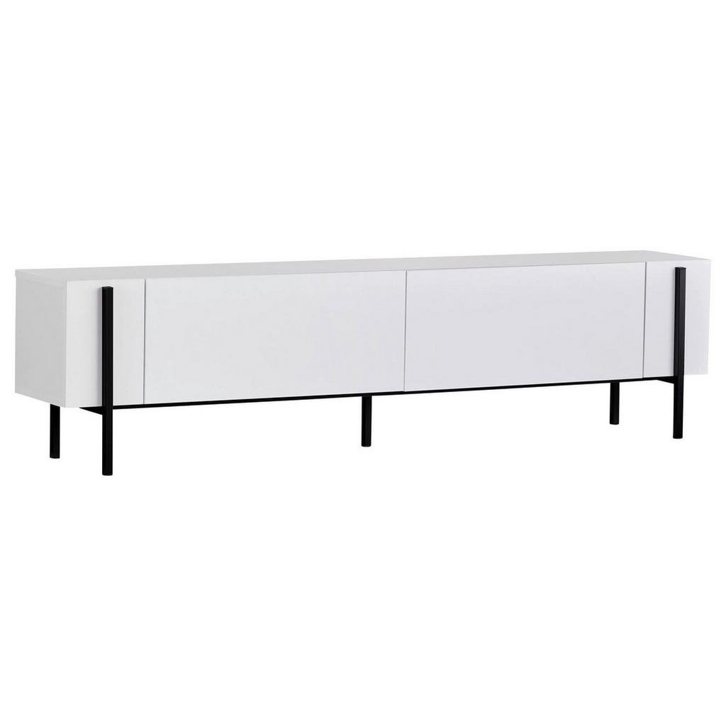 TV-ELEMENT Schwarz/Weiß B: 180cm
