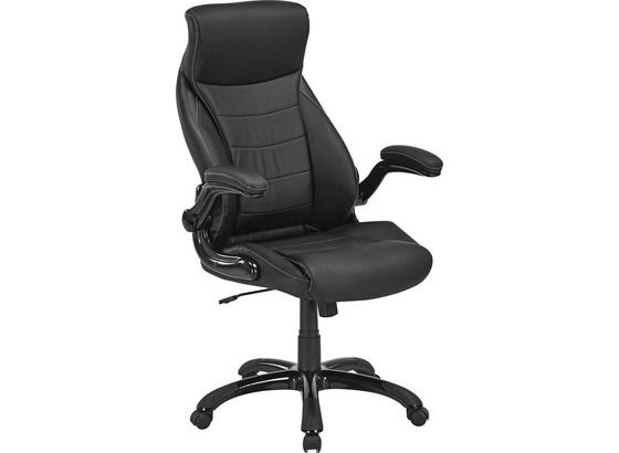 Kancelárske Kreslo Orlando - čierna, Moderný, umelá hmota/kov (71/114-124/72cm) Kancelárske Kreslo Orlando - čierna, Moderný, umelá hmota/kov (71/114-124/72cm)