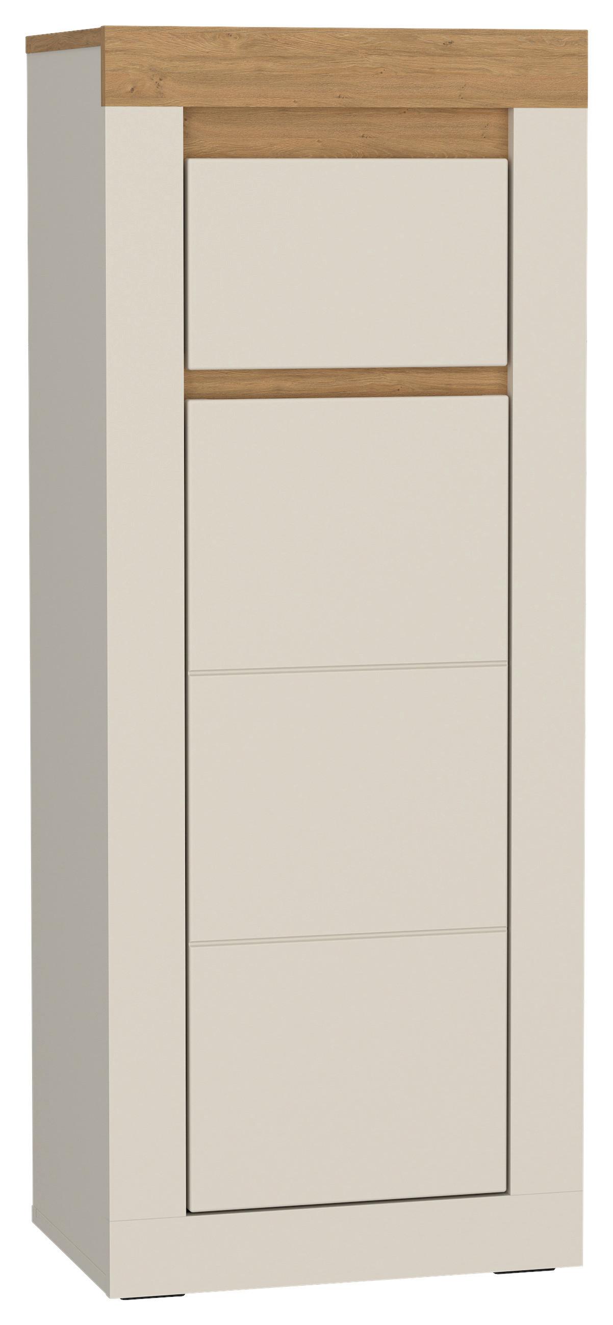 Unterschrank Naxxar Eichefarben Kaschmir B: 44,5cm - Kaschmir/Eichefarben, MODERN, Holzwerkstoff (44,5/113,5/31,6cm)