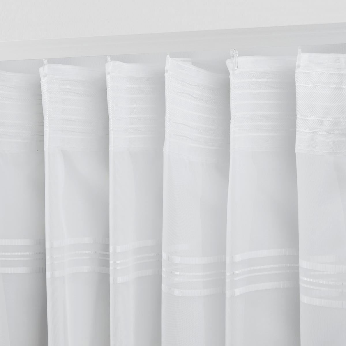 HOTOVÝ ZÁVĚS Louis, 140/245 cm - bílá, Konvenční, textil (140/245cm) - Modern Living