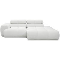 Ecksofa Chani Creme, Schenkel: 239x150 Cm - Creme, MODERN, Textil (239/150cm) - MID.YOU