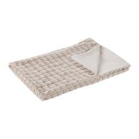 MĚKKÁ DEKA OLAV - béžová, textil (130/170cm) - Mömax
