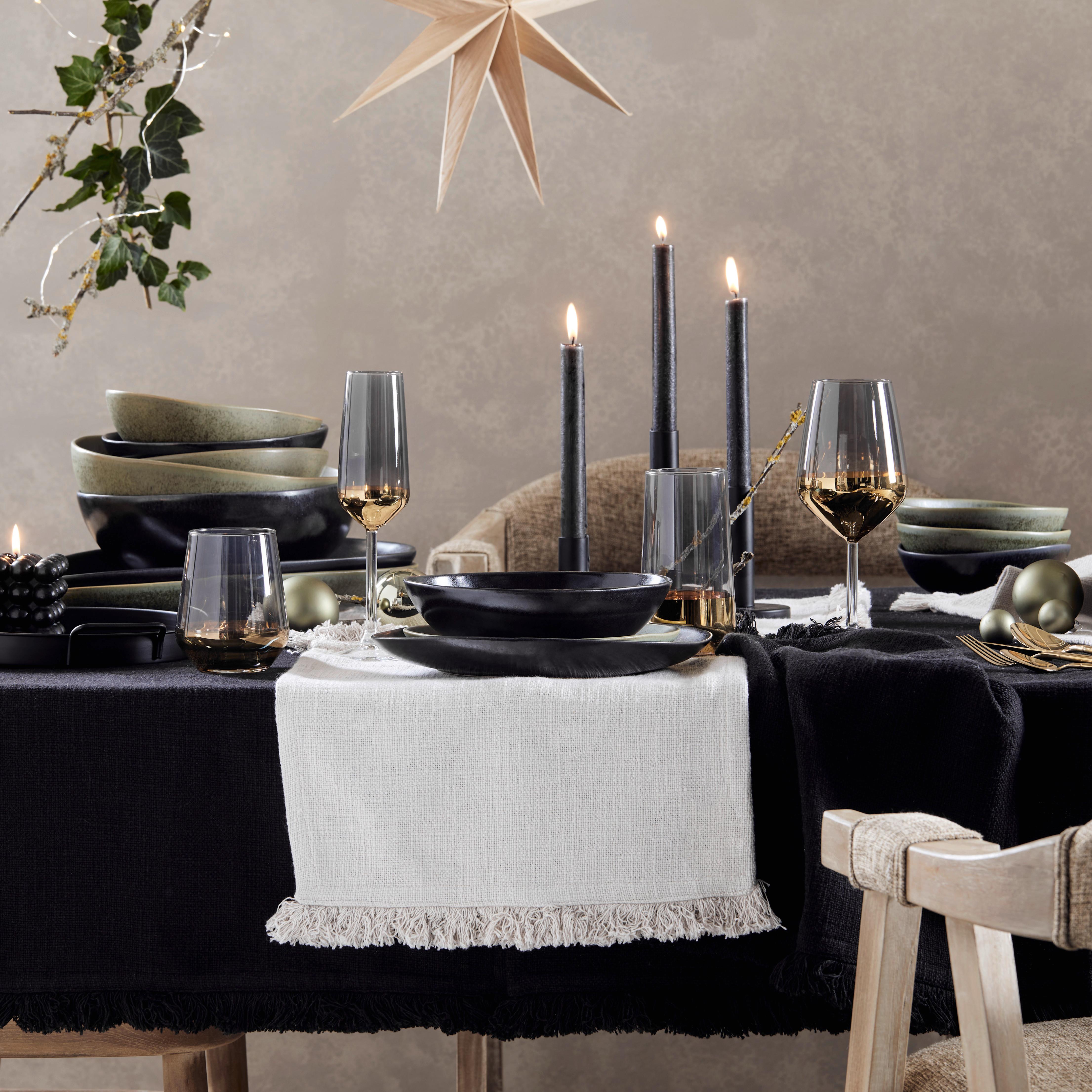 Mísa Na Salát Gourmet-M, Ø: 26,5cm - černá, Moderní, keramika (26,5/21/9cm) - Premium Living