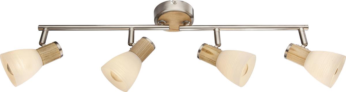 Strahler 54352-4 - Natur, Glas/Naturmaterialien (60/15,5cm) - Globo