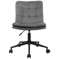 Drehstuhl Elegance - Dunkelgrau/Schwarz, MODERN, Kunststoff/Textil (42/98/45cm) - MID.YOU