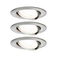 Deckenleuchte 3er-Set Ø 8,4 cm 1-Flammig, rund - Basics (8,4/8,4/7,5cm) - Paulmann