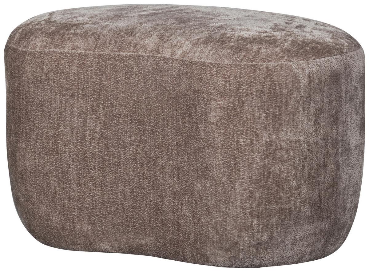 Hocker Popular Taupe B: 73cm - Taupe, Design, Textil (73/43/51cm) - Livetastic