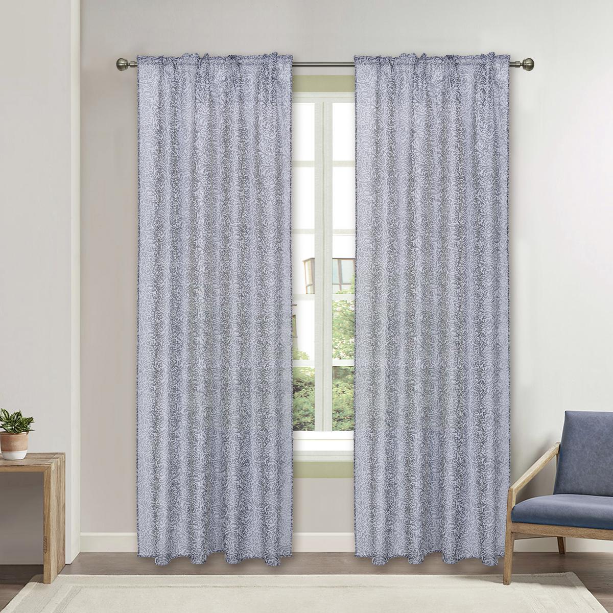 Készfüggöny Kb. 140/245cm - antracit, Modern, textil (140/245cm) - Luca Bessoni