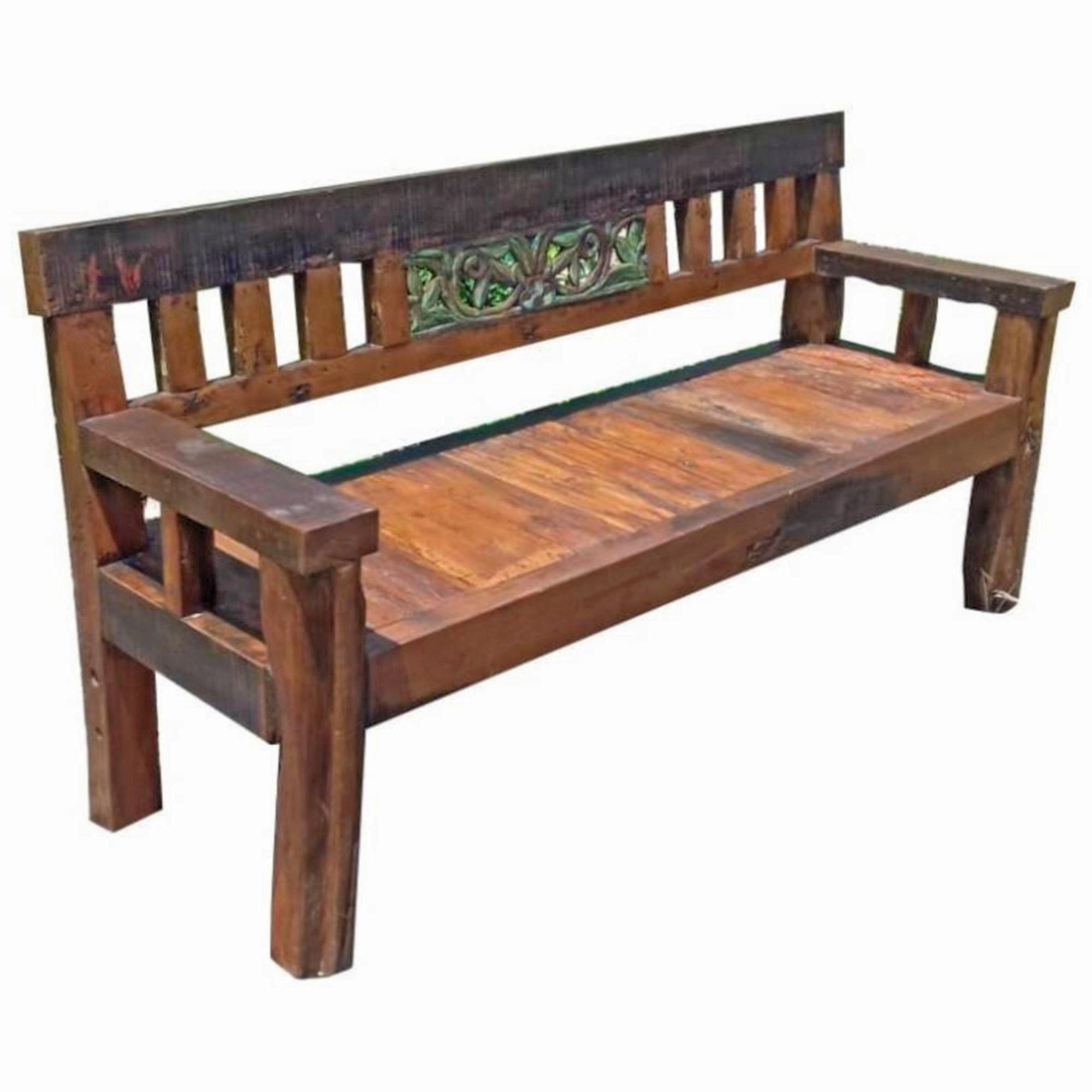 Gartenbank Sumba - Dunkelbraun, Basics, Holz (180/90/54,5cm) - Gardenson