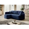 Ecksofa Hadson Blau S: 150x206 Cm - Blau/Schwarz, Design, Textil (150/206cm) - P & B