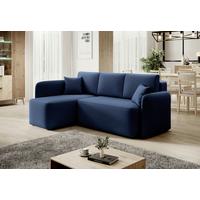 Ecksofa Hadson Blau S: 150x206 Cm - Blau/Schwarz, Design, Textil (150/206cm) - P & B