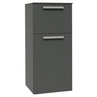 Midischrank Taupegrau, B: 40 cm - Taupe, MODERN, Holzwerkstoff (40/86,4/37cm) - Vertico
