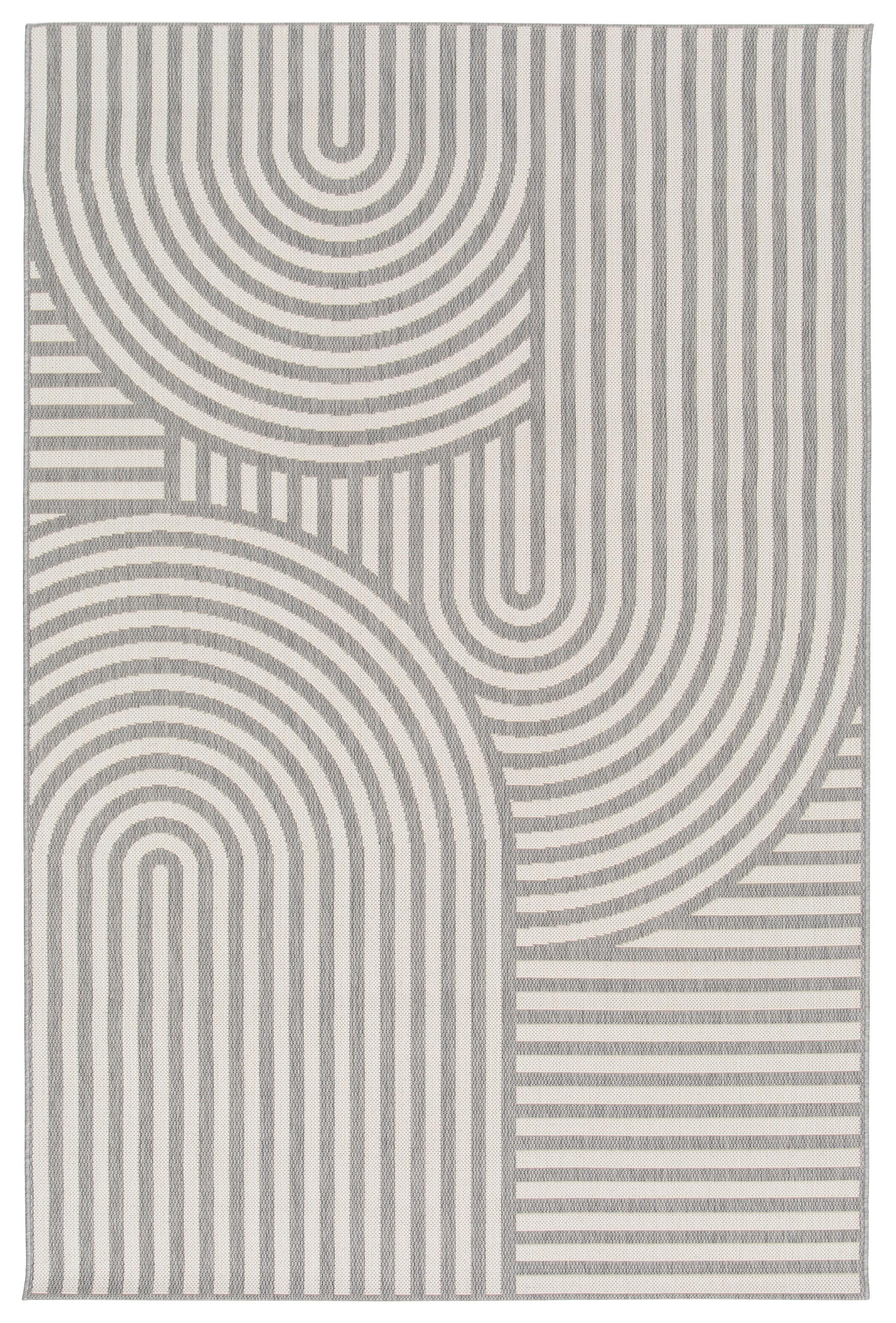 PLOCHO TKANÝ KOBEREC COASTLINE - svetlosivá, Modern, textil (80/150cm) - Mömax