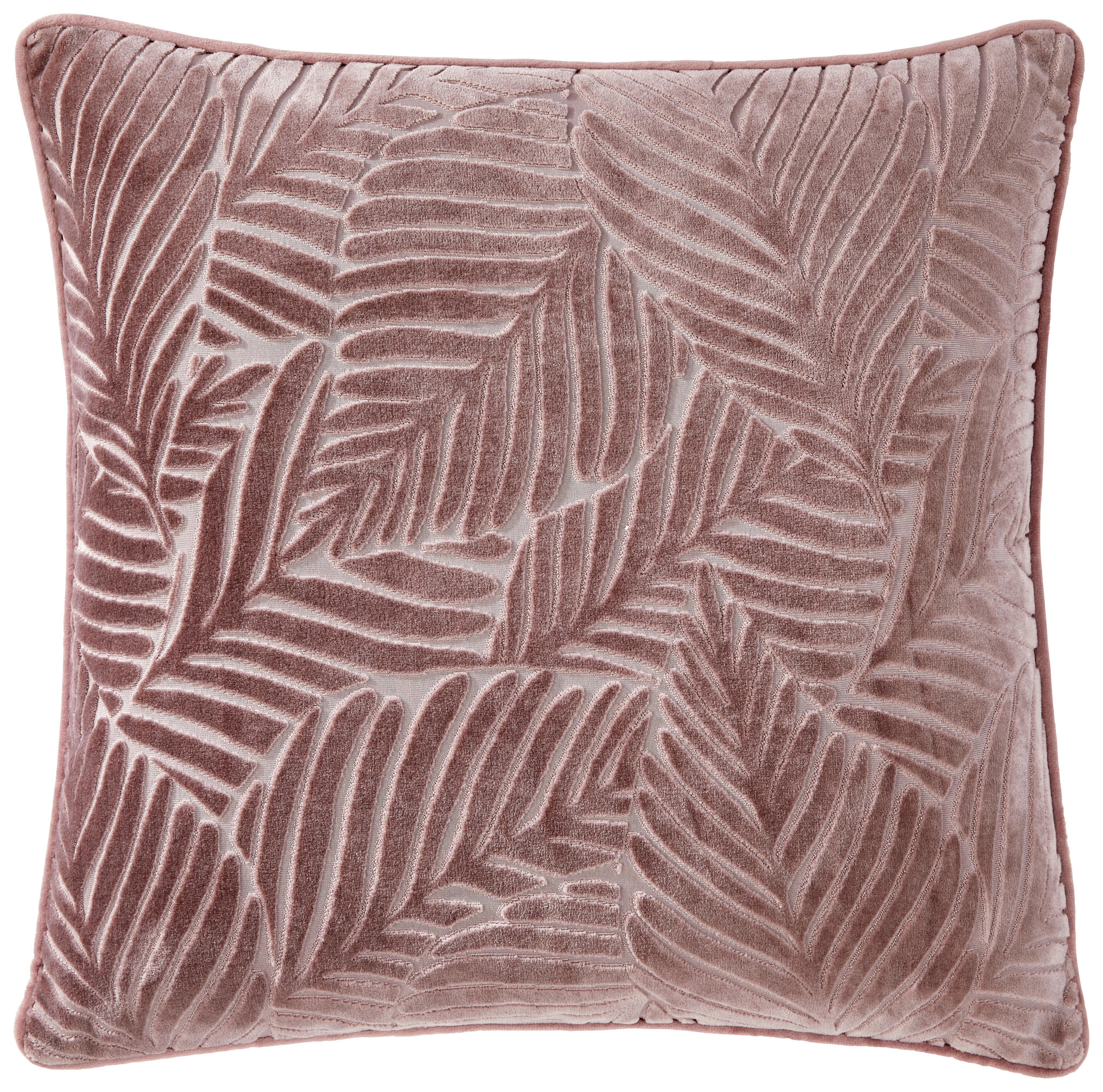 Zierkissen Delia 45x45 Cm Polyester Lila/rosa Mit Zipp - Lila/Rosa, MODERN, Textil (45/45cm) - Luca Bessoni
