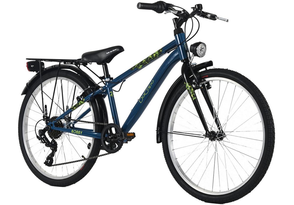 Dacapo Kinderfahrrad Bobby Blau - Blau, Basics, Metall (25/140/60cm)