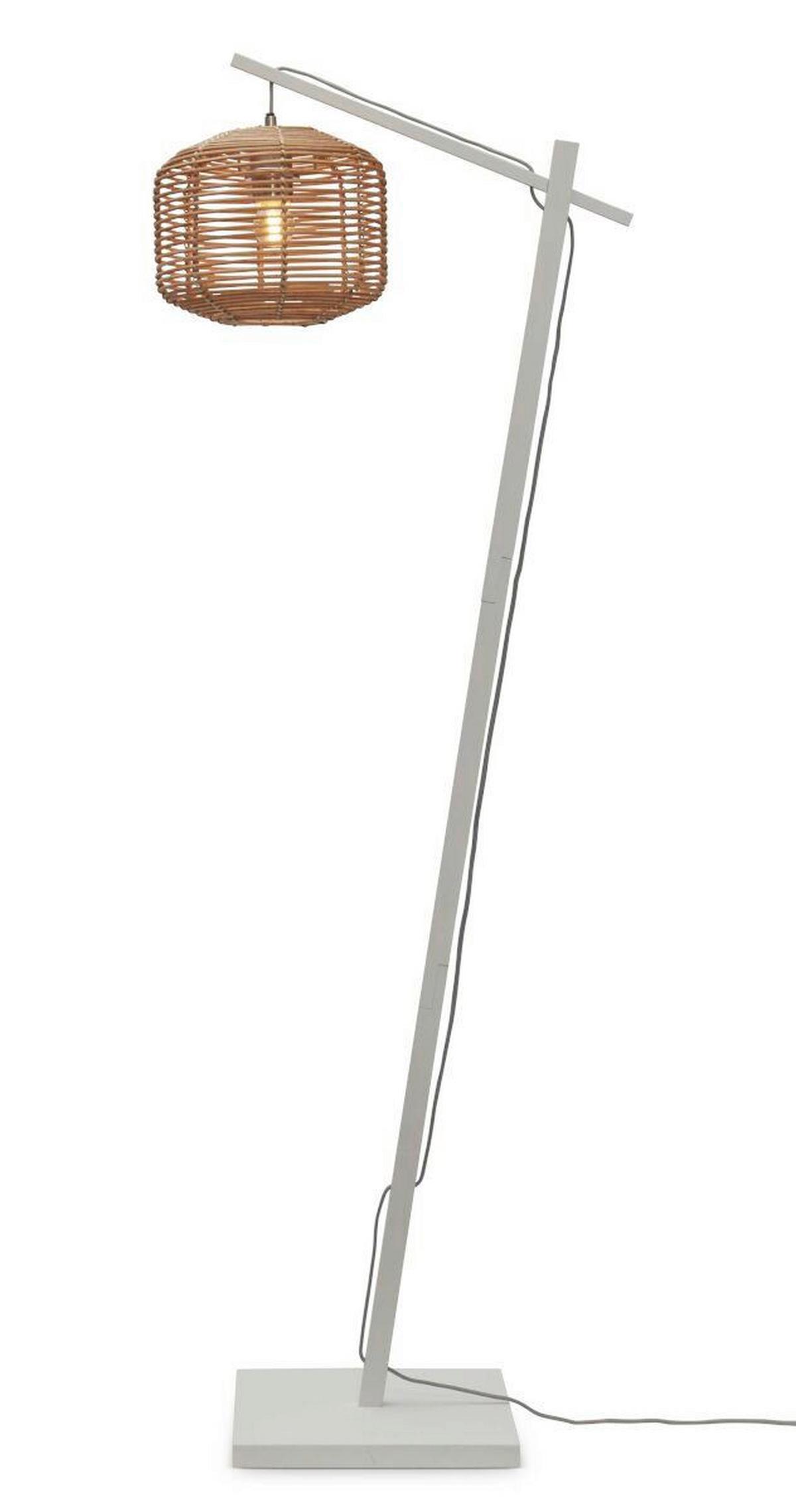 Stehleuchte Tanami/Fs/Ad/W/2520/N - Naturfarben/Weiß, Trend (30/55/150cm) - Good & Mojo