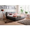 Polsterbett Mit Lattenrost + Bettkasten 180x200 Atesio - Anthrazit/Naturfarben, MODERN, Holz/Textil (180/200cm) - Livetastic