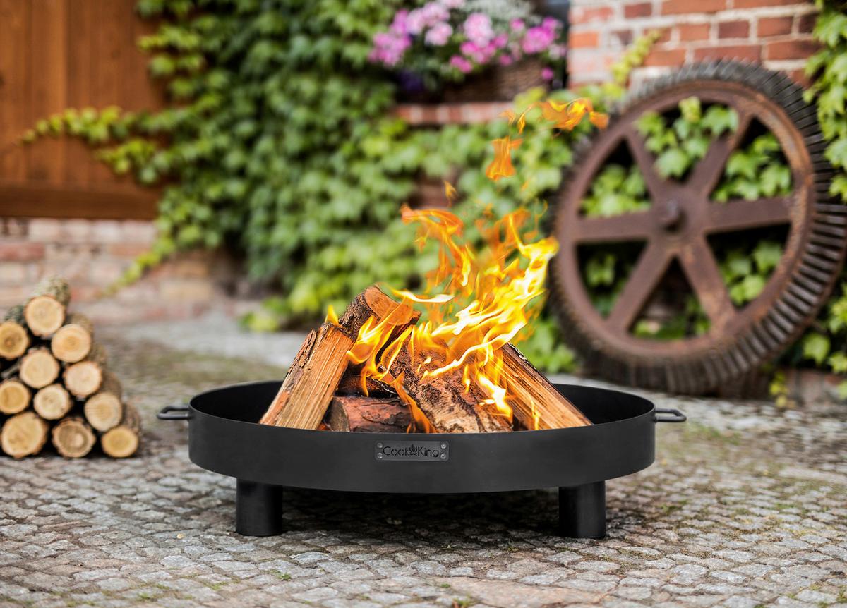 Feuerschale Feuerschale Tunis 60 - Schwarz, Basics, Metall (60/20cm)