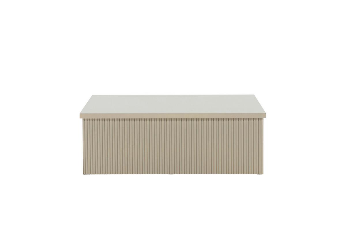 Lenox Lenox Beige B: 90cm - Beige, MODERN, Holz (90/90/30cm) - Livetastic