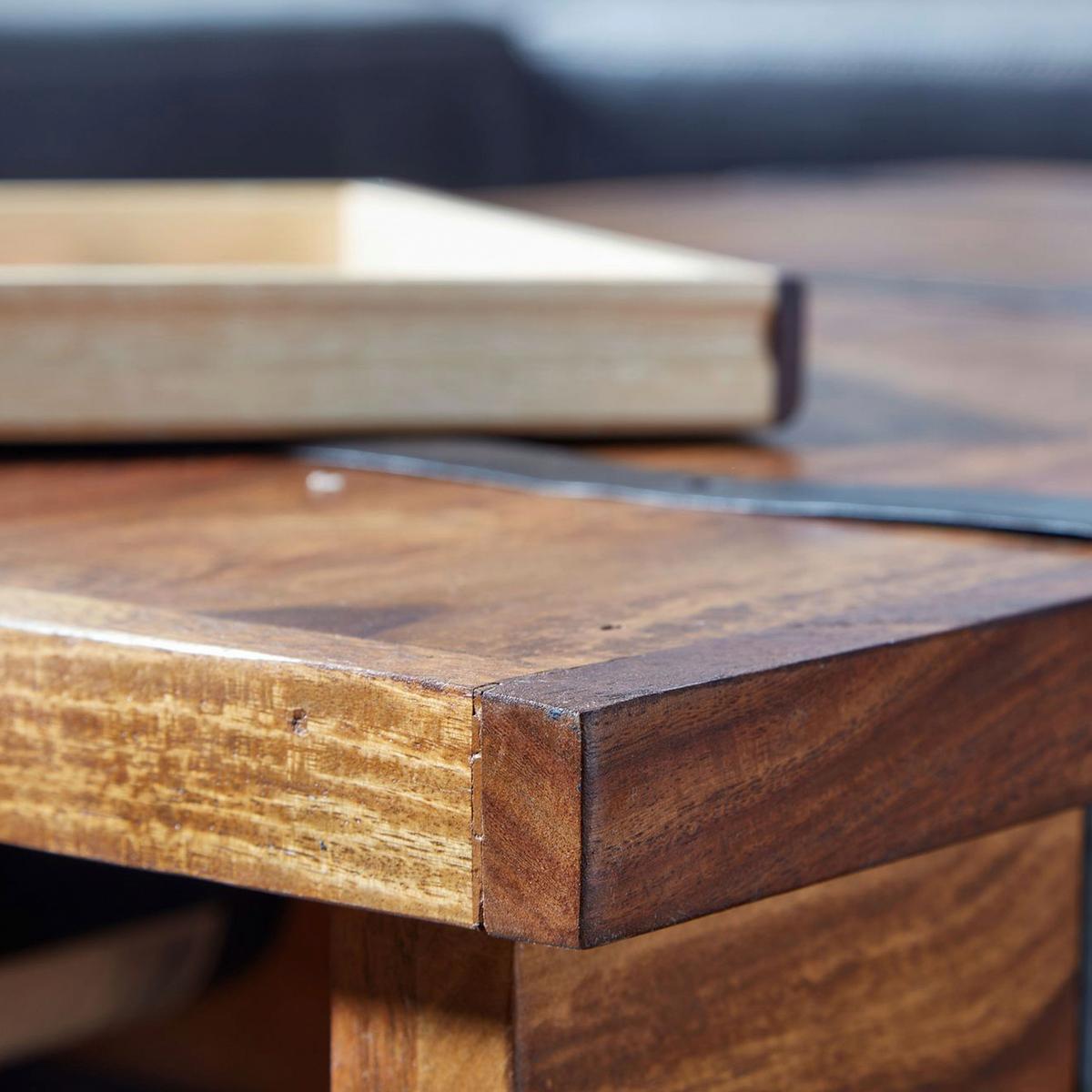 Couchtisch Sheesham Sheeshamfarben B: 60 Cm - Sheeshamfarben, Design, Holz (100/60/40cm) - MID.YOU