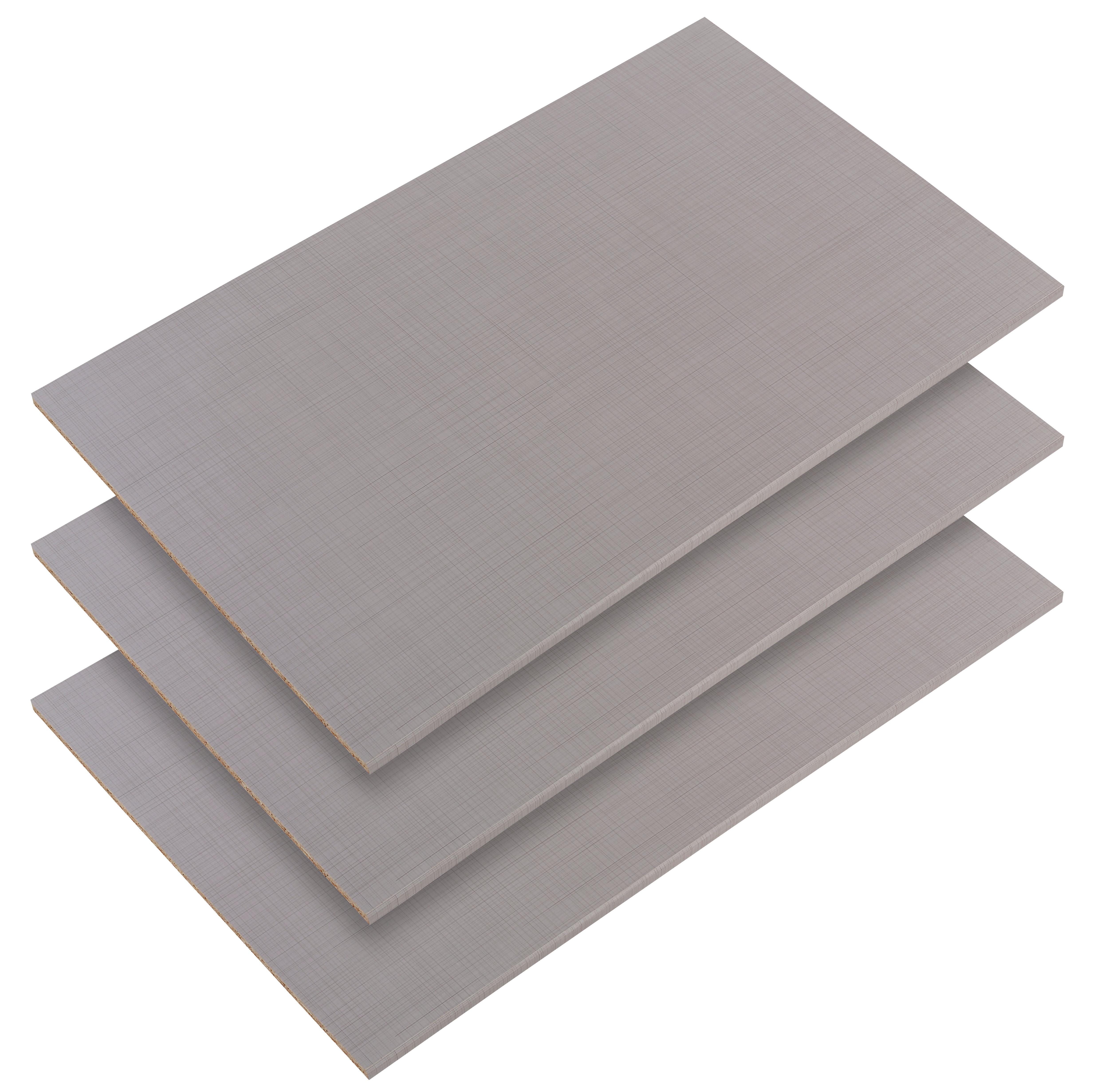Einlegeböden 3er-Set für Schrank Bert, ca. 87x50 cm - (87/2/50cm)