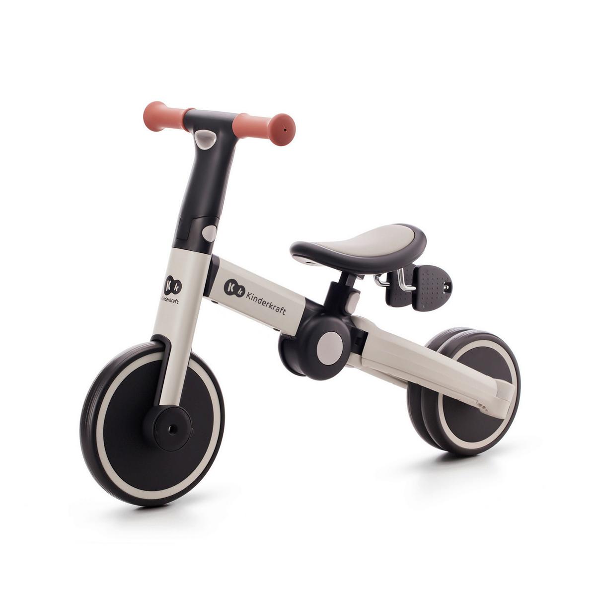Dreirad 4trike Grau, B/h/t: 69x49x44,5cm - Grau, Basics, Kunststoff/Metall (69/49/44.5cm) - Kinderkraft