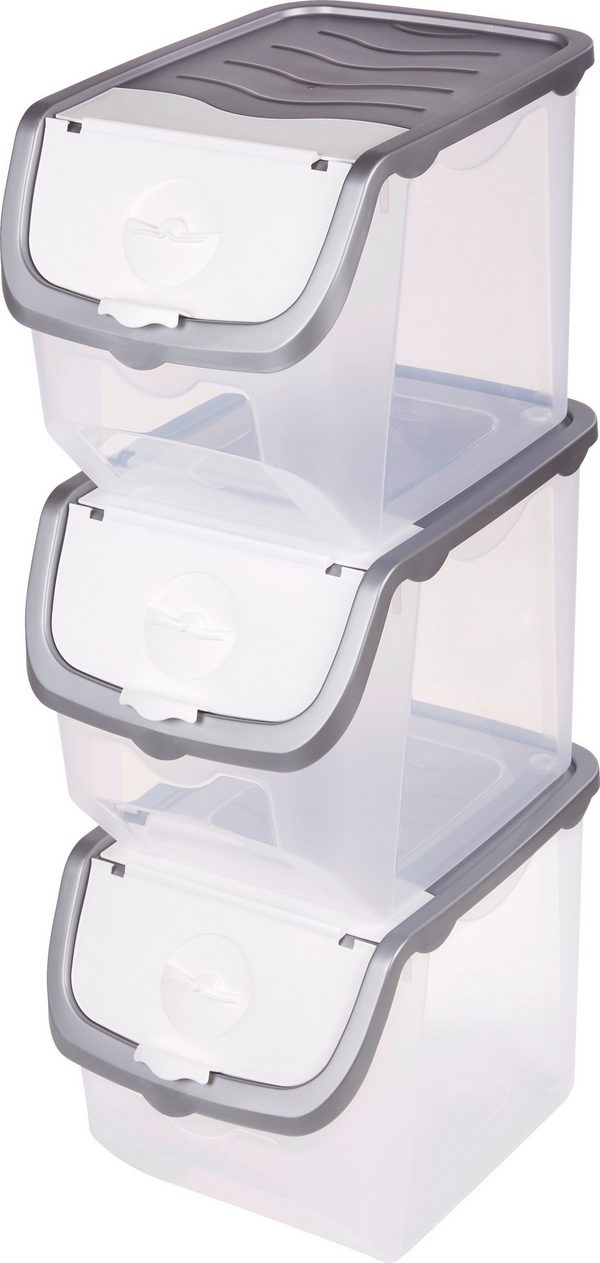 Stapelbare Aufbewahrungsbox mit Deckel