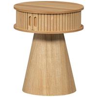 Nachttisch Karri, Naturfarben B: 38 cm - Naturfarben, Design, Holz/Holzwerkstoff (38/38/46cm) - Livetastic