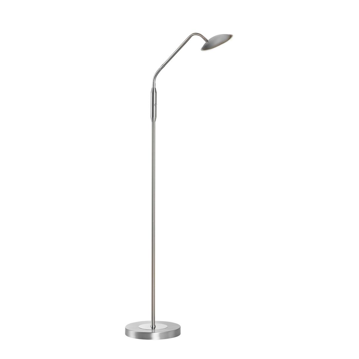 LED-Tischleuchte 40486 Tallri - Nickelfarben, KONVENTIONELL, Metall (23/135cm) - Fischer & Honsel